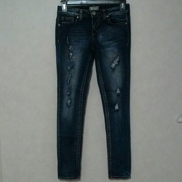 Soundgirl Denim - JR'S SZ 9 SOUNDGIRL DISTRESSED SKINNY JEANS EUC